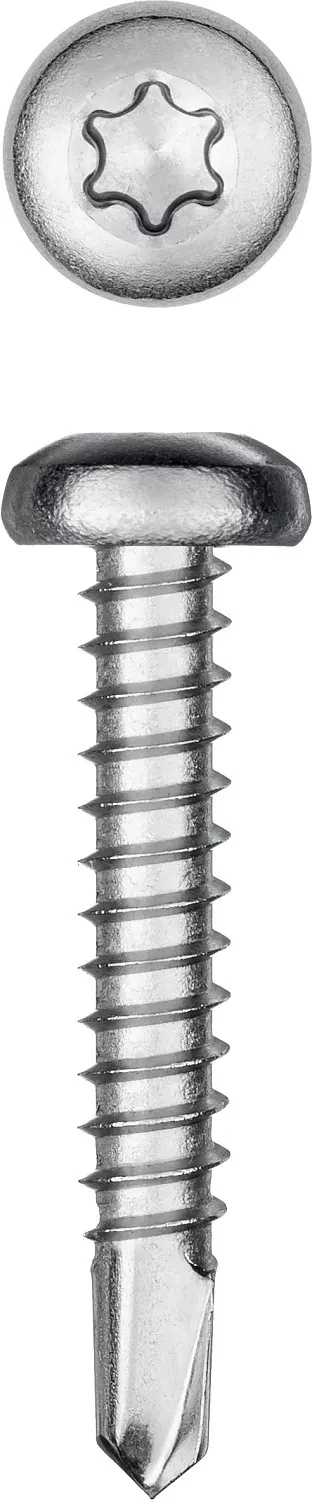 Нержавеющие саморезы DS-P с полукруглой головкой, коробка 300931-39-032