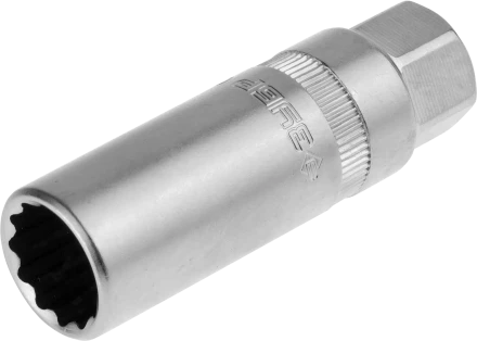 Свечная торцовая головка ЗУБР 3/8? 14 мм с резиновой вставкой 27729-14 купить в Надыме