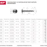 Саморезы ЗУБР с прессшайбой и сверлом по листовому металлу до 2мм, PH2, 4,2х16мм, ТФ7, 55шт 4-300217-42-016 купить в Надыме