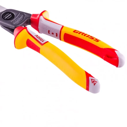 Кабелерез диэлектрические рукоятки до 1000 В трехкомпонентные рукоятки 210 мм Gross 17728 купить в Надыме