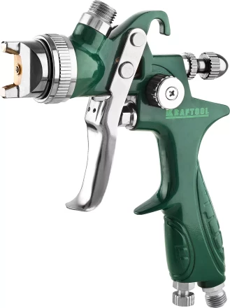 Краскопульт пневматический KRAFTOOL AirKraft, HVLP, с верхним бачком, 1,7мм 06522-1.7 купить в Надыме
