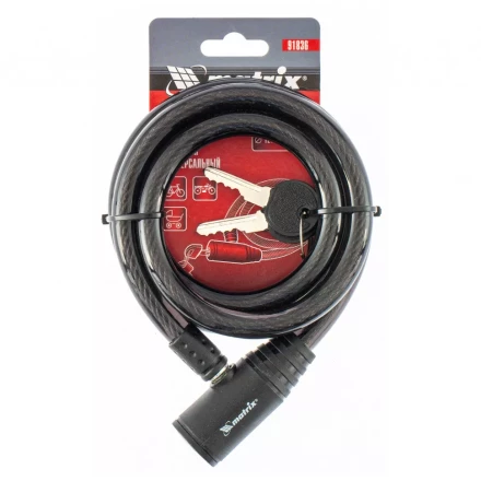 Замок тросовый универсальный 12 х 1200 мм Matrix 91836 купить в Надыме