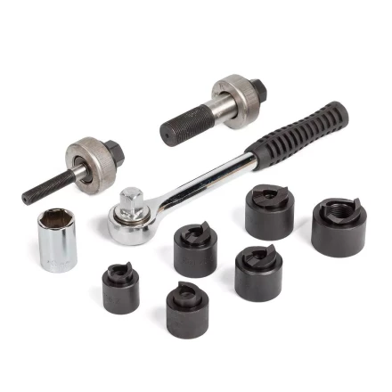 Комплект инструмента для пробивки отверстий в стальных листах КВТ ПРПО-60 (85440) купить в Надыме