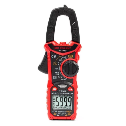 Токоизмерительные клещи КВТ KT 206D с True RMS (80753) купить в Надыме