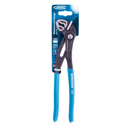 Клещи переставные кнопочный механизм обливные рукоятки 300 мм Gross 15728 купить в Надыме