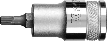 Торцовая бита-головка KRAFTOOL &quot;INDUSTRIE QUALITAT&quot;, материал S2, SPLINE, сатинированная, 1/2&quot;, M5 27911-05_z01 купить в Надыме