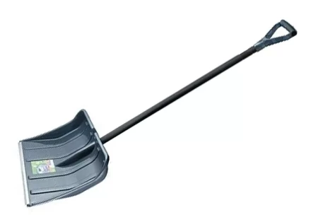 Лопата снеговая 490х370х1380 2 части (пластик.ковш дерев.черенок c пласт. ручкой)  PALISAD LUXE 61563 купить в Надыме