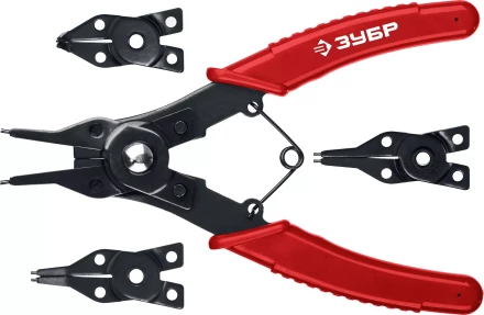 ЗУБР 4-в-1, 4 насадки, съемник стопорных колец (2283) купить в Надыме