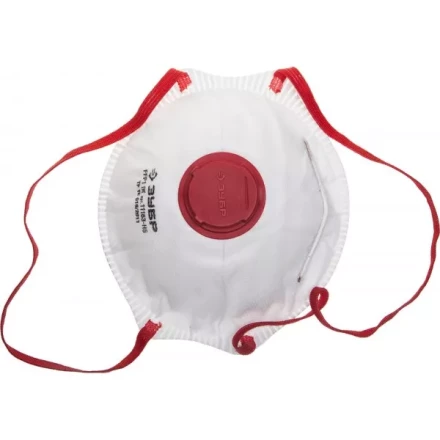 Полумаска фильтрующая ЗУБР "МАСТЕР" коническая, с клапаном, многослойная, класс защиты FFP1, 5шт 11163-H5 купить в Надыме