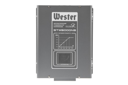 Стабилизатор напряжения WESTER STW5000NS купить в Надыме
