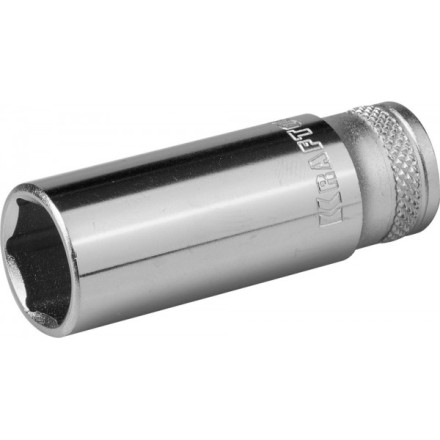 Торцовая головка KRAFTOOL &quot;INDUSTRIE QUALITAT&quot;, удлиненная, Cr-V, FLANK, хромосатинированная, 1/4&quot;, 13 мм 27817-13_z01 купить в Надыме