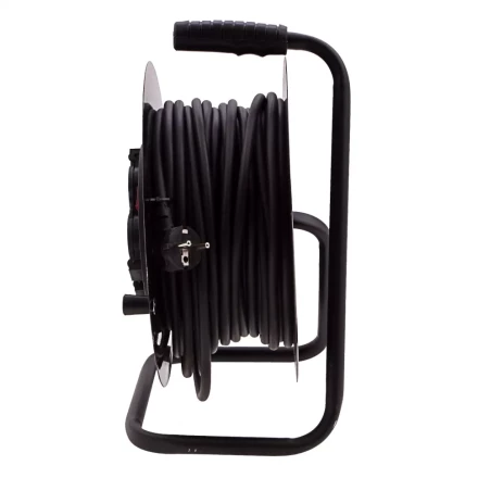 Удлинитель силовой 30 м, 16А, тип УХз16, КГ 3 x 1.5 мм, на стальной катушке, 4 розетки Сибртех 95876 купить в Надыме