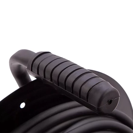 Удлинитель силовой 30 м, 16А, тип УХз16, КГ 3 x 1.5 мм, на стальной катушке, 4 розетки Сибртех 95876 купить в Надыме