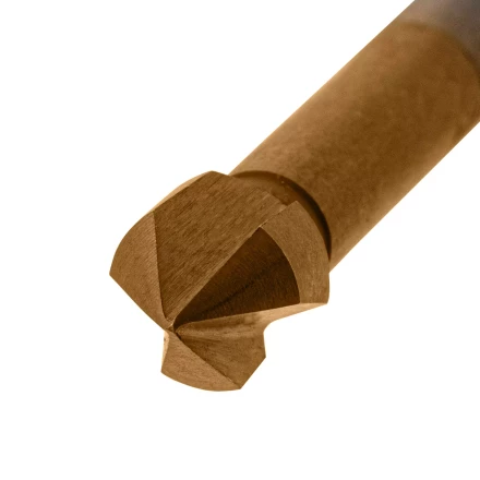 Зенковка конусная под М4, HSS, по металлу, цилиндрический хвостовик Denzel 72302 купить в Надыме