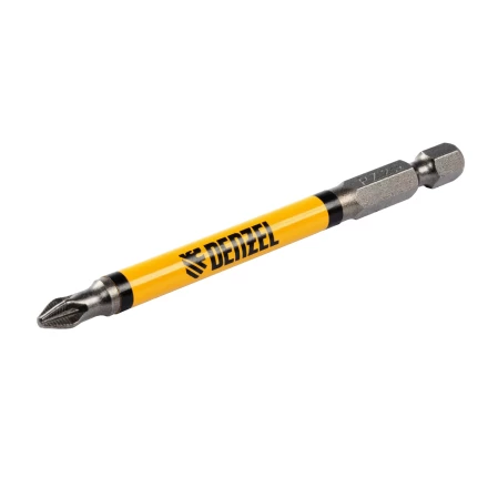 Бита PZ2х90, сталь S2, цилиндр., 10 шт. Е 6,3 Denzel 11645 купить в Надыме