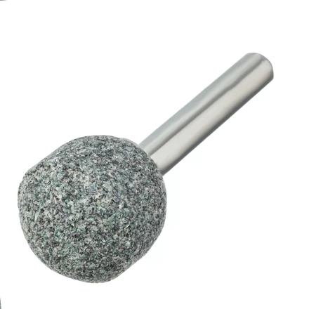 Шарошка абразивная, шар, 19 мм, для дрели , хвостовик d6 мм, 63С Denzel 76023 купить в Надыме