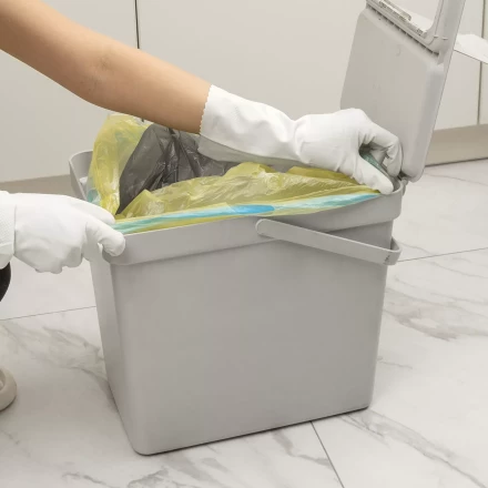 Пакеты для мусора с завязками 35 л x 15 шт. желтые, Home Palisad 927165 купить в Надыме