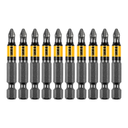 Бита PH2х50, сталь S2, цилиндр., 10 шт. Е 6,3 Denzel 11641 купить в Надыме