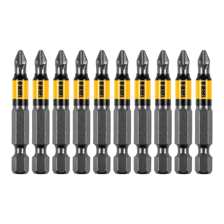 Бита PH2х50, сталь S2, цилиндр., 10 шт. Е 6,3 Denzel 11641 купить в Надыме