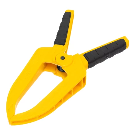 Струбцина клещеобразная Denzel, удлиненная 50 х 80 мм двухкомпонентные рукоятки, 20789 купить в Надыме