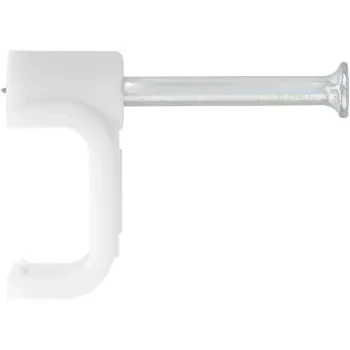 Скобы электроустановочные, 10 мм, прямоугольный профиль, 40 шт  СИБРТЕХ 47540 купить в Надыме