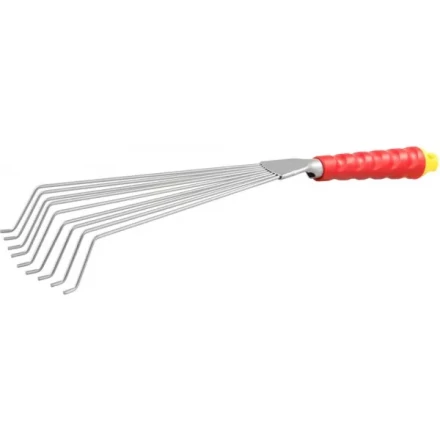 Грабельки GRINDA веерные с круглыми зубцами, из углеродистой стали с коннекторной системой, 460 мм 8-421451_z01 купить в Надыме