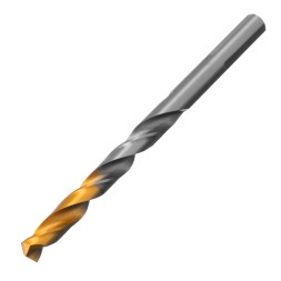 Сверло спиральное по металлу Denzel 7,5 x 109 мм, Р6М5, Golden Tip, 718238