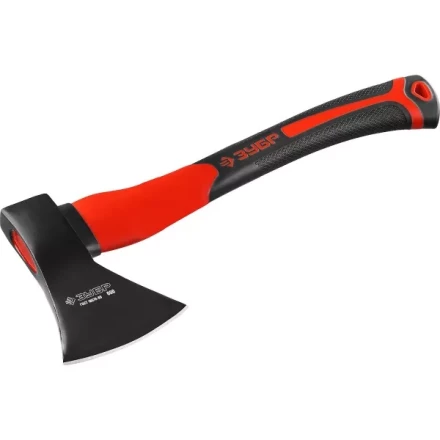 Топор ЗУБР "МАСТЕР" кованый с двухкомпонентной стеклопластиковой рукояткой, 0,6кг 2061-06 купить в Надыме