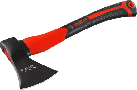 Топор ЗУБР "МАСТЕР" кованый с двухкомпонентной стеклопластиковой рукояткой, 0,6кг 2061-06 купить в Надыме