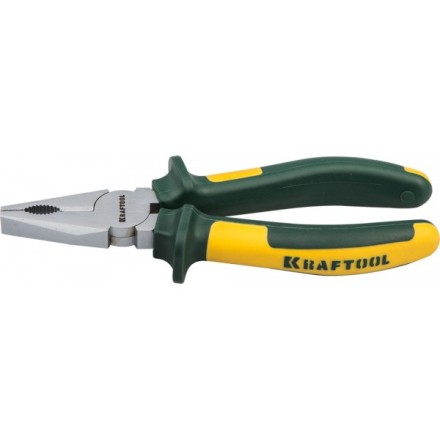Плоскогубцы KRAFTOOL&quot;KRAFT-MAX&quot;комб,Cr-Mo,маслобензост двухкомп рукоятки,шарнирное соединение с повыш износост,200мм 22011-1-20 купить в Надыме