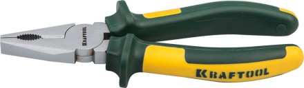 Плоскогубцы KRAFTOOL&quot;KRAFT-MAX&quot;комб,Cr-Mo,маслобензост двухкомп рукоятки,шарнирное соединение с повыш износост,200мм 22011-1-20 купить в Надыме