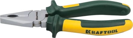 Плоскогубцы KRAFTOOL"KRAFT-MAX"комб,Cr-Mo,маслобензост двухкомп рукоятки,шарнирное соединение с повыш износост,200мм 22011-1-20 купить в Надыме