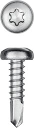 Нержавеющие саморезы DS-P с полукруглой головкой, коробка 300931-42-013