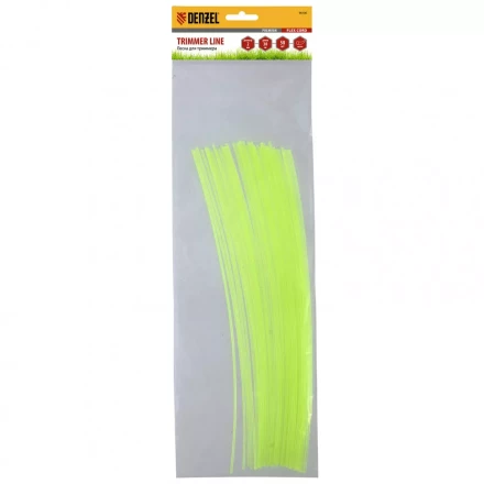 Леска для триммера круглая нарезанная 2 мм х 30 см 50 шт Flex cord Denzel 96100 купить в Надыме