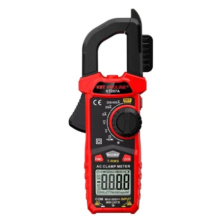 Токовые клещи цифровые КВТ KT 207A с True RMS (91919) купить в Надыме