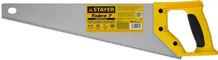 Ножовка универсальная (пила) "Тайга-7", 400мм,7TPI, закаленный зуб, рез вдоль и поперек волокон, для средн заготовок, фанеры, ДСП,МДФ, STAYER 15050-40_z02 купить в Надыме