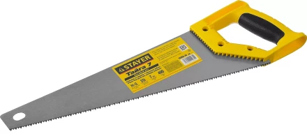 Ножовка универсальная (пила) "Тайга-7", 400мм,7TPI, закаленный зуб, рез вдоль и поперек волокон, для средн заготовок, фанеры, ДСП,МДФ, STAYER 15050-40_z02 купить в Надыме