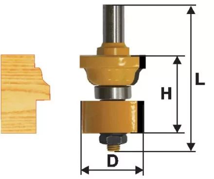 Фреза комб универсальная ф35х26мм хв 12мм 10616 купить в Надыме