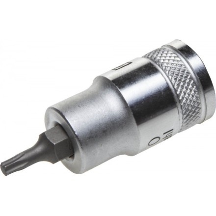 Торцовая бита-головка KRAFTOOL &quot;INDUSTRIE QUALITAT&quot;, материал S2, TORX, сатинированная, 1/2&quot;, Т20 27905-20_z01 купить в Надыме