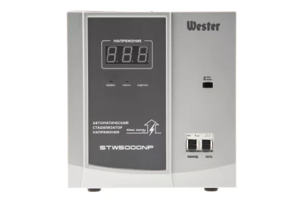 Стабилизатор напряжения WESTER STW5000NP купить в Надыме