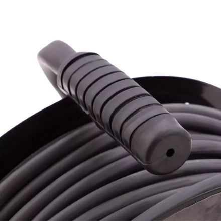 Удлинитель силовой 50 м, 16А, тип УХз16, КГ 3 x 1.5 мм, на стальной катушке, 4 розетки Сибртех 95877 купить в Надыме