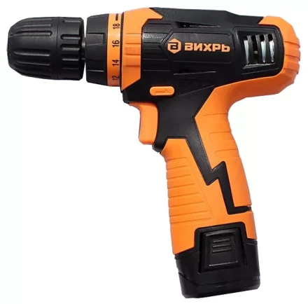 Дрель-шуруповерт аккумуляторная ВИХРЬ ДА-12Л-2К купить в Надыме