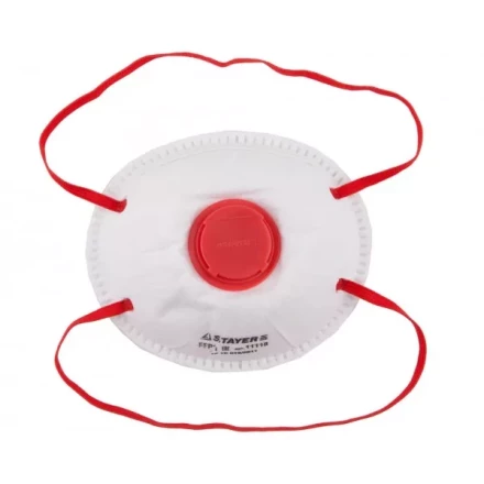 Полумаска фильтрующая STAYER "MASTER" коническая, с клапаном, многослойная, класс защиты FFP1 11118 купить в Надыме