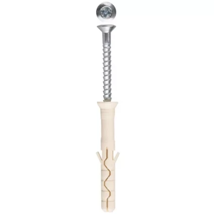 Дюбель-гвоздь ЗУБР "ПРОФЕССИОНАЛ" нейлоновый, потайный бортик, 6 x 60 мм, 100 шт 4-301375-06-060 купить в Надыме