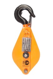 Блок монтажный однорольный с  крюком TOR HQG(L) K1-0,5 т с откидной щекой (K) 1048146
