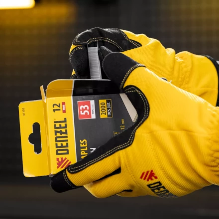 Скобы Denzel 12 мм, для мебельного степлера, тип 53, 2000 шт. 41103 купить в Надыме