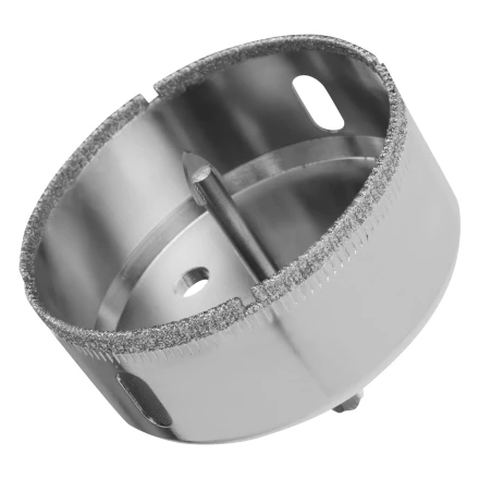 Сверло по керамической плитке и стеклу Сибртех, 68 х 55 мм, шестигранный хвостовик, с центрующим сверлом купить в Надыме