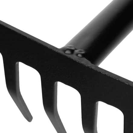 Грабли 6-зубые Palisad, 110х300 мм, стальные, обрезиненная эргономичная рукоятка, LSR1, 62061 купить в Надыме