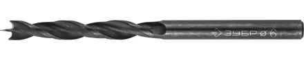 ЗУБР. Сверло спиральное по дереву с М-образной заточкой, сталь 65Г, 6х90мм 29421-090-06 купить в Надыме