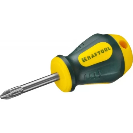 Отвертка KRAFTOOL, Cr-Mo-V сталь, двухкомпонентная противоскользящая рукоятка, PH, №2x38мм 250072-2-038 купить в Надыме
